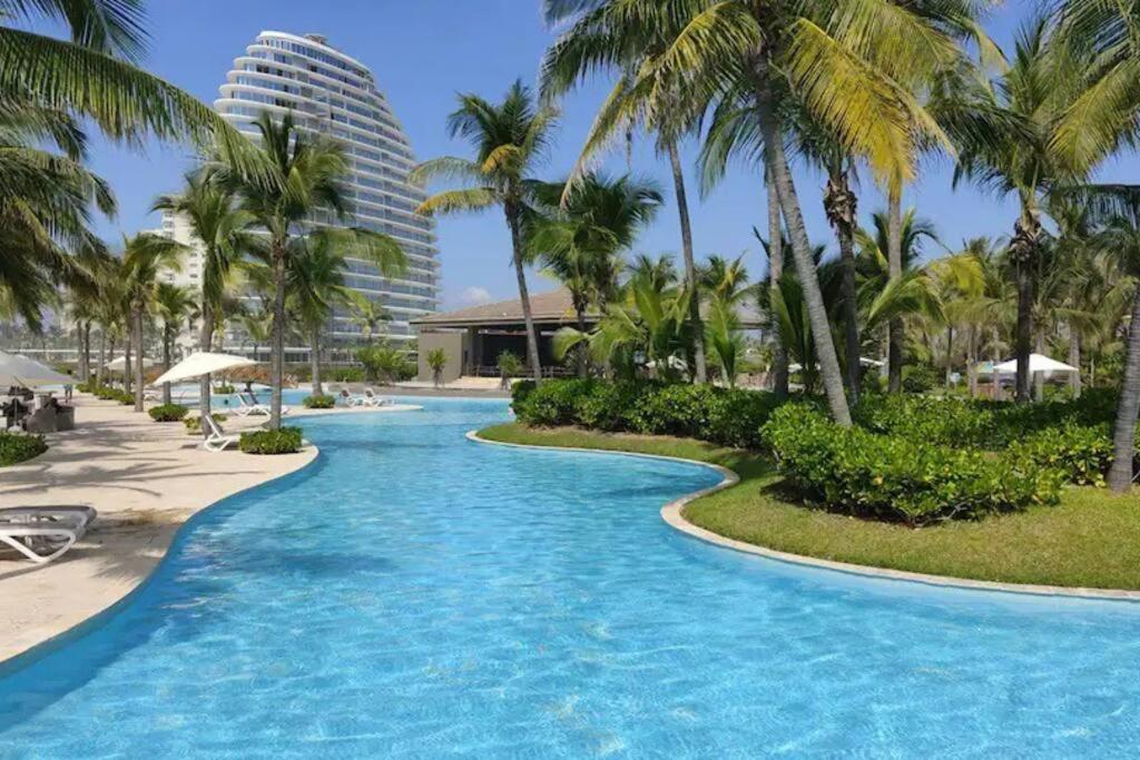 Hermoso Departamento Con Albercas Y Playa Privada Appartamento Acapulco